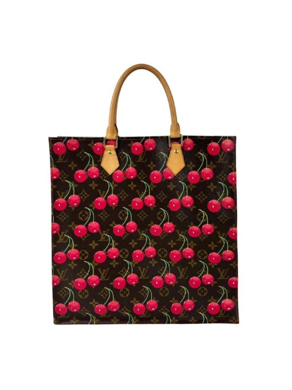 Louis Vuitton Handbag Monogram Cherry Takashi Murakami Sac Plat